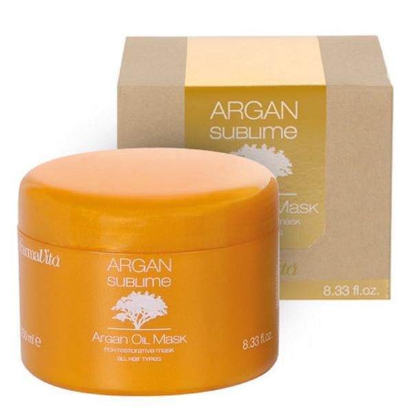 spray cu ulei de argan pentru par Masca pentru Par cu Ulei de Argan - FarmaVita Argan Sublime Argan Oil Mask, 250 ml