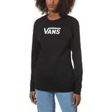 Bluza unisex Vans Flying V Classic Long Sleeve T-shirt VN0A47WNBLK, M, Negru