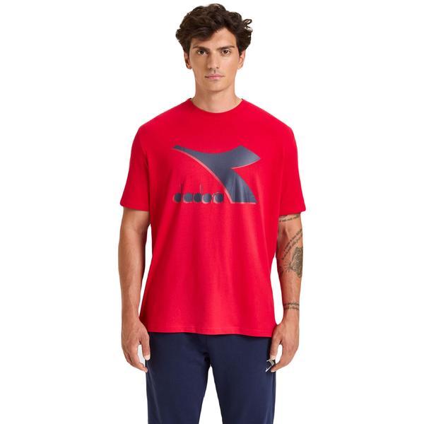 Tricou barbati Diadora Ss Shield 177748-45046, L, Rosu