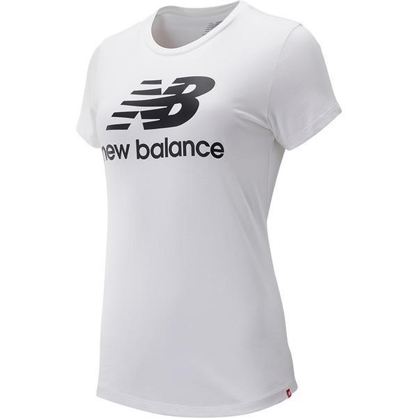 Tricou femei New Balance Stacked Logo WT91546-WK, M, Alb