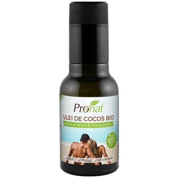 Ulei de cocos bio extravirgin pentru uz cosmetic Pronat, 100 ml