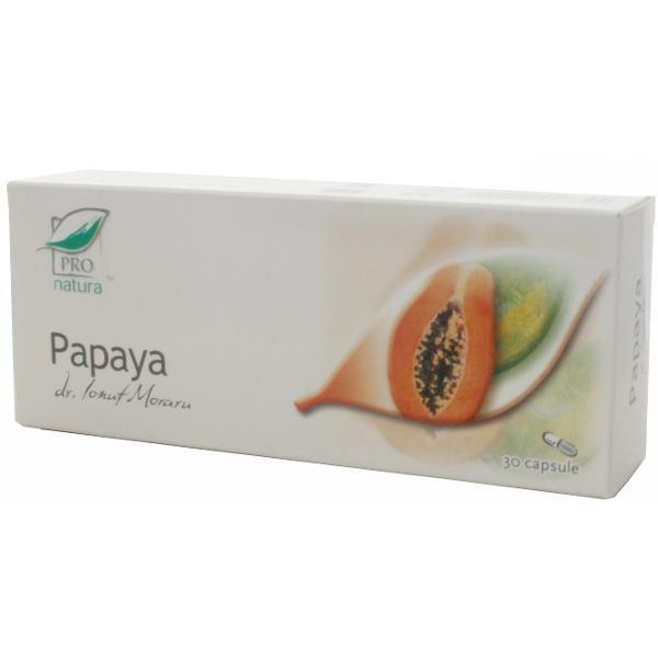 SHORT LIFE - Papaya Pro Natura Medica, 30 capsule