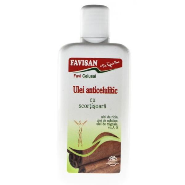 SHORT LIFE - Ulei Anticelulitic cu Scortisoara Favicelusal Favisan, 125ml