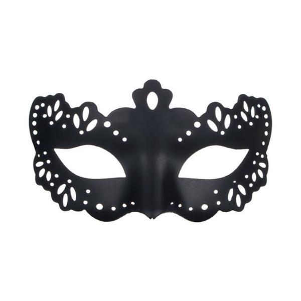 Masca fantezista model dantelat, accesoriu pentru costumatie de Carnaval, Halloween sau Bal mascat, marime universala, neagra, Topi Dreams