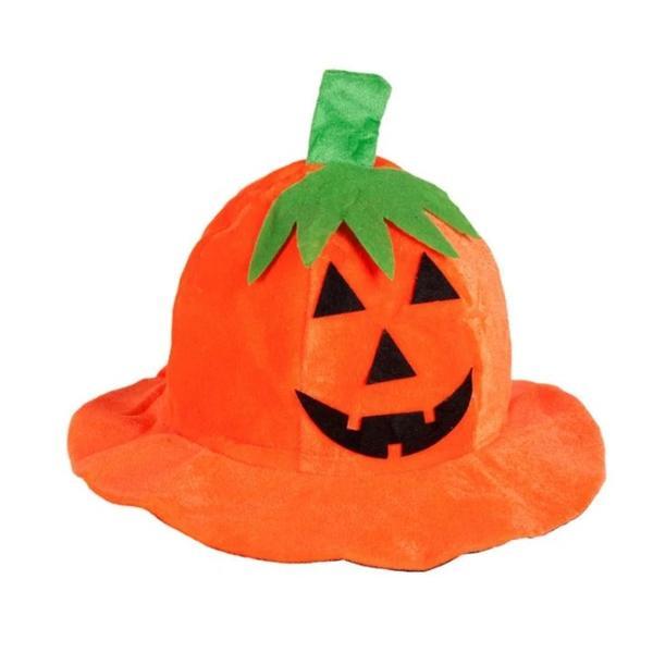 Palarie dovleac 3D pentru copii, costumatie deghizare Halloween Party, portocaliu