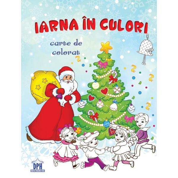 Carte de colorat, Iarna in culori Didactica Publishing House