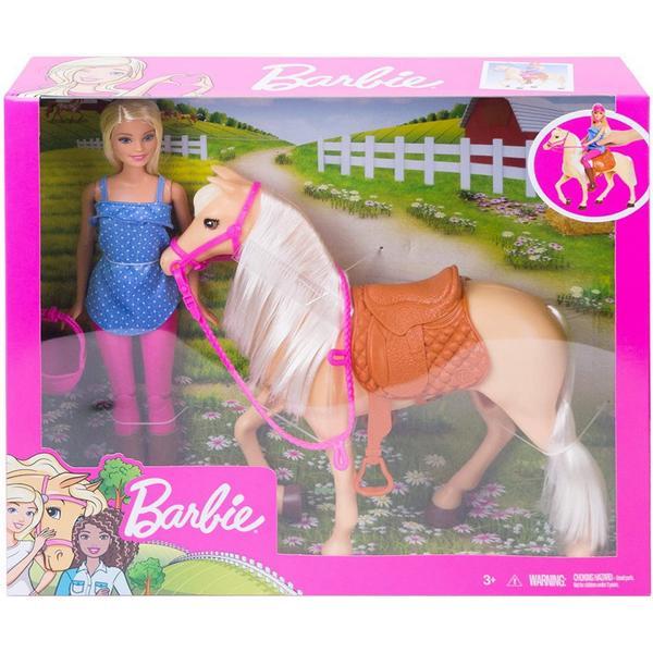 Barbie set papusa cu cal - Mattel