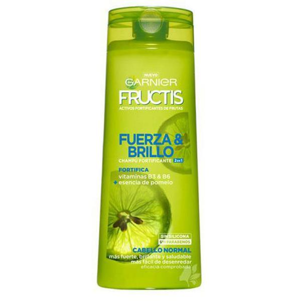 Sampon Fortifiant Iluminator 2 in 1 pentru par Normal - Garnier Fructis Fuerza & Brillo Champu Fortificante 2 in 1 Fortifica Cabello Normal, 360 ml