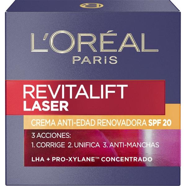 Crema de Zi Anti-Rid - L&#039;Oreal Paris Laser Crema Dia Anti-Edad SPF 20, 50 ml