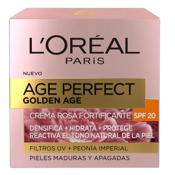 Crema de Zi Fortifianta cu SPF20 - L&#039;oreal Paris Age Perfect Golden Age SPF20 Crema Rosa Fortificante, 50 ml