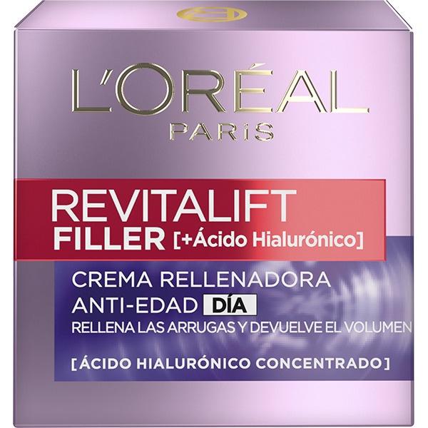 Crema Faciala Regeneranta de Zi cu Acid Hialuronic - L&#039;Oreal Paris Revitalift Filler + Acido Hialuronica Crema Dia, 50 ml