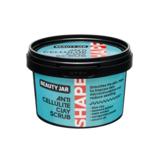 Argila Exfolianta cu Extract de Alge si Mate pentru Ameliorarea Celulitei Shape Line Anti Cellulite Clay Scrub Beauty Jar, 380 g