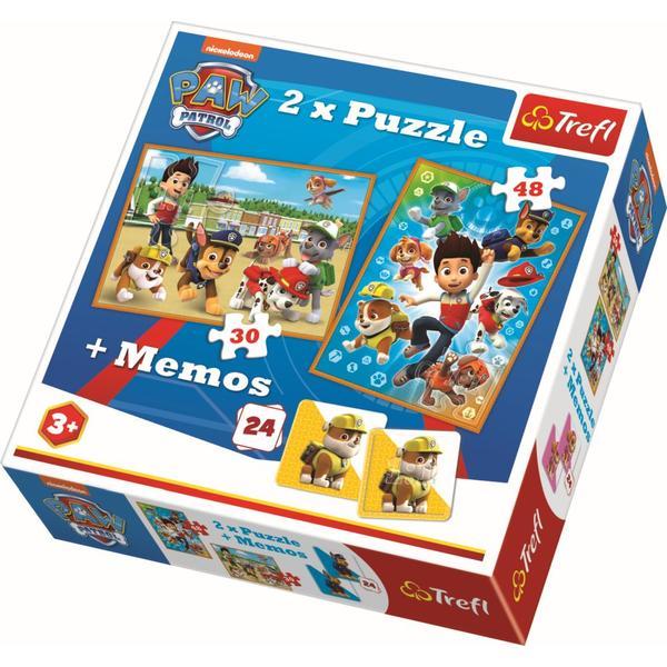 Puzzle Trefl 2In1 Memo Patrula Catelusilor