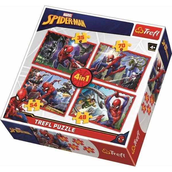 Puzzle Trefl 4In1 In Spiderman