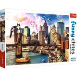 Puzzle Trefl 1000 Pisicute La New York