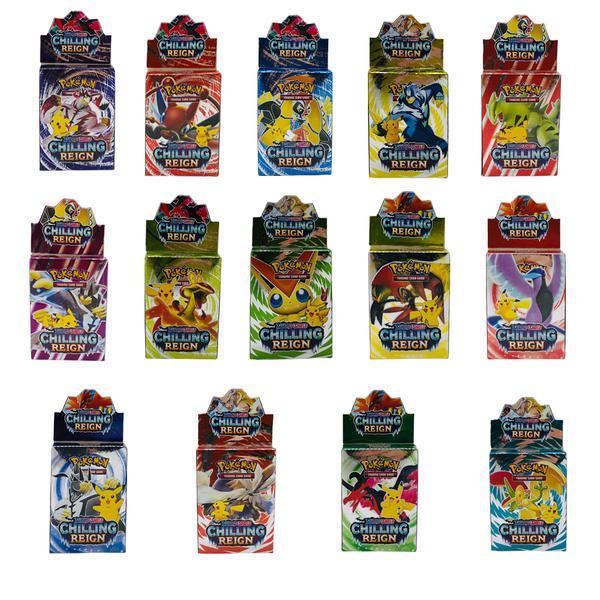 Set Joc de carti Shop Like A Pro® Pokemon Sword And Shield, Chilling Reign, 336 cartonase in limba engleza, Multicolor