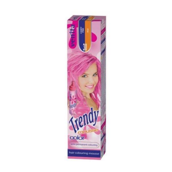 Spuma coloranta de par Trendy, Venita, nr 30, Candy Pink, 75ml