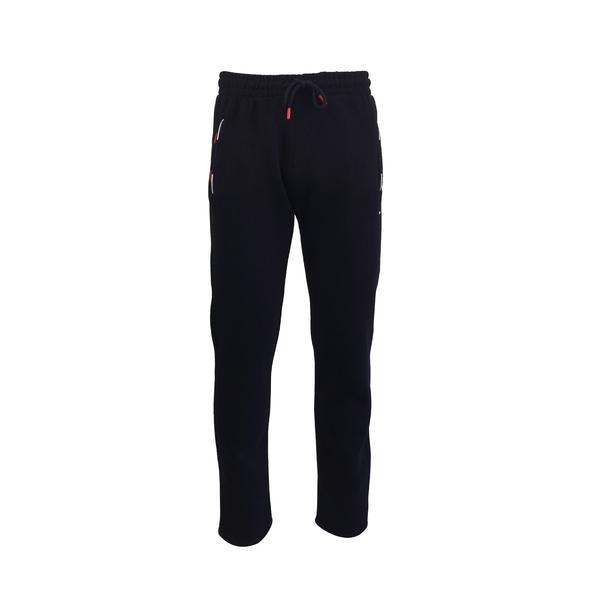 Pantaloni trening barbat Univers Fashion, vatuit la interior, cu 2 buzunare laterale si un buzunar la spate cu fermoare, albastru, XL