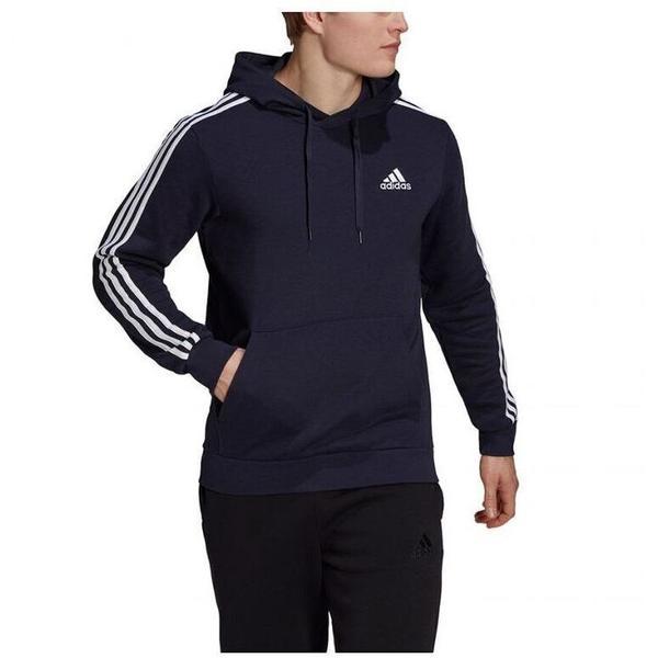 Hanorac barbati adidas Essentials Fleece 3-Stripes GK9073, XL, Albastru