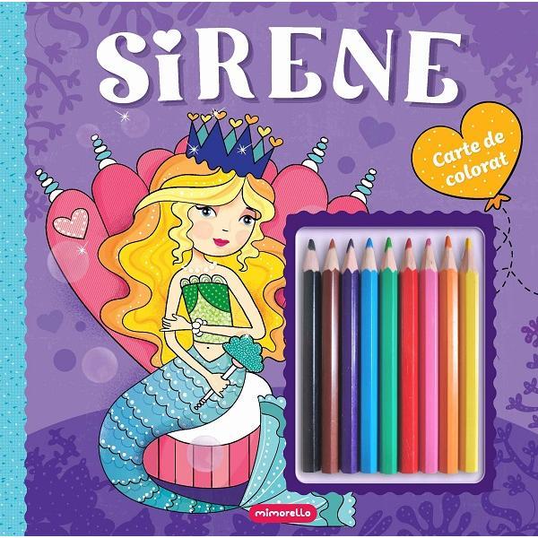 Sirene - Carte de colorat