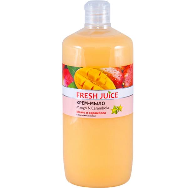 Sapun Lichid Cremos cu Ulei de Camelia, Extracte de Mango si Carambola Fresh Juice, 1000 ml