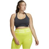 Bustiera femei adidas Training Aeroknit Bra (Plus Size) GL6214, XXXXL, Gri