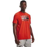 Tricou barbati Under Armour Ua Team Issue Wordmark 1329582-839, S, Portocaliu