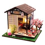 Joc interactiv, educational, macheta casa de asamblat, miniatura, Asia, DIY