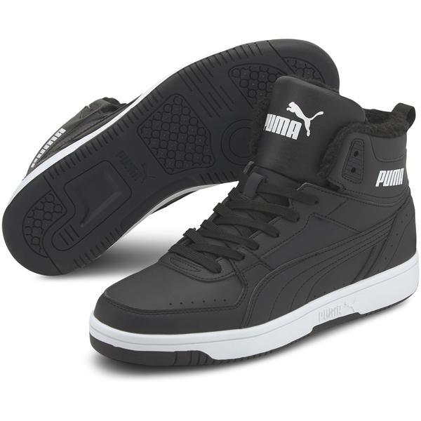 Ghete barbati Puma Rebound Joy Fur 37557601, 43, Negru