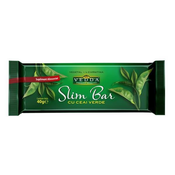 SHORT LIFE - Baton Slim Bar cu Ceai Verde Vedda, 40g