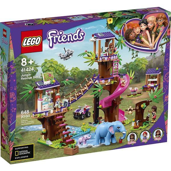 Lego Friends - Baza De Salvare Din Jungla 41424