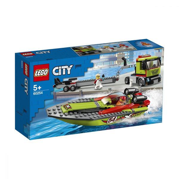 Lego City - Transportor De Barca De Curse 60254