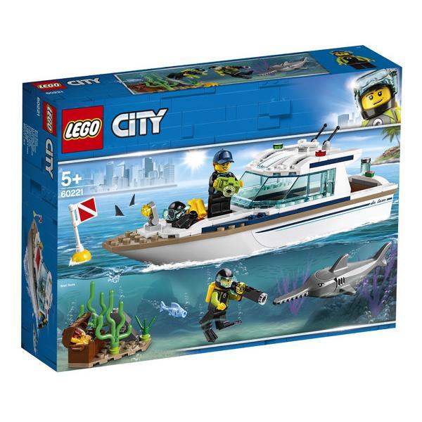 Lego City - Iaht pentru scufundari, 60221, 5+ ani