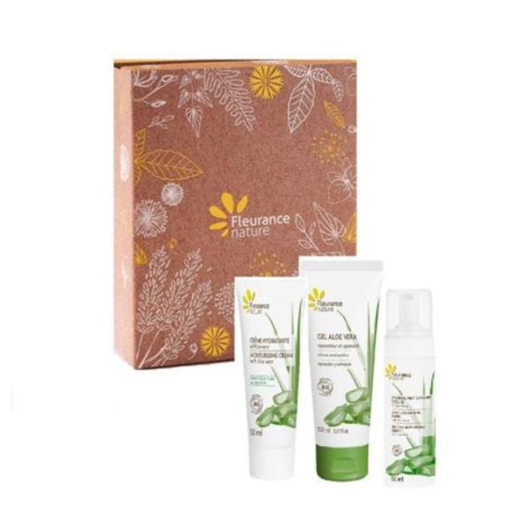 Set cadou bio Fleurance Nature Mousse 150+ Gel 150ml + Crema 50ml - Aloe Vera