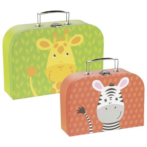 Set 2 valize pentru copii - Joc de rol - Model Girafa si Zebra