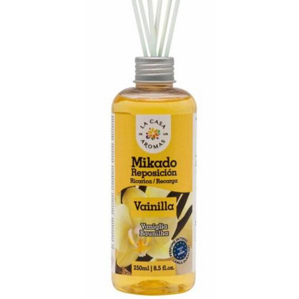 Rezerva Parfum de Camera cu Betisoare Rattan Vanilie Mikado, 250 ml