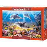 Puzzle 500 castorland - doplphins underwater