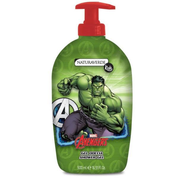 Gel de dus copii, Hulk Avengers Natura Verde, 500 ml