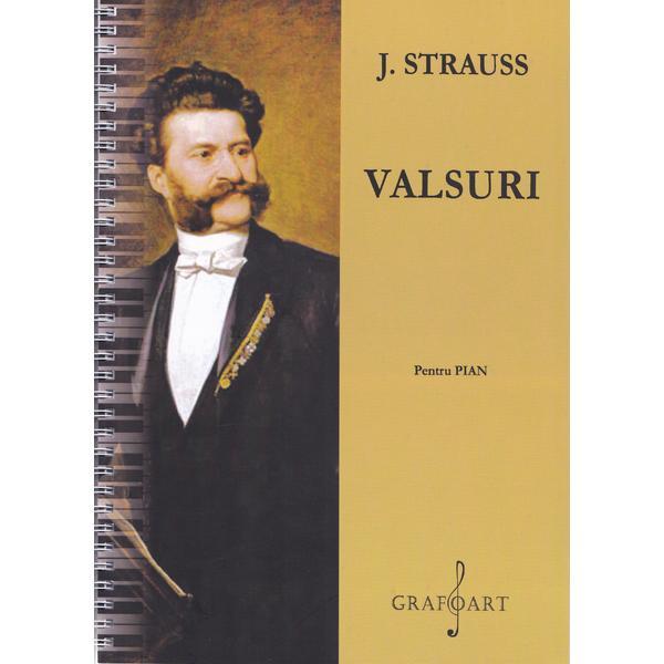 Valsuri pentru pian - J. Strauss, editura Grafoart