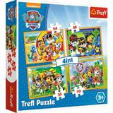 Puzzle 4 in 1. Intotdeauna la timp