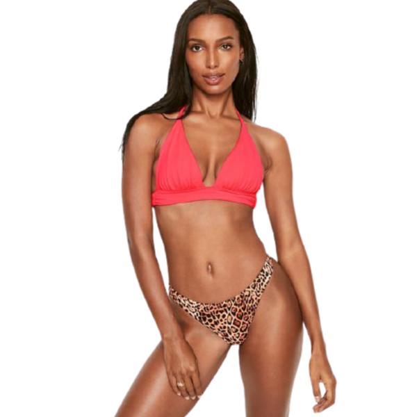 Slip de baie Victoria&#039;s Secret, Zuma Itsy Swim Bottom, Animal Print, S INTL