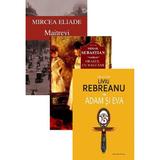 Pachet romane clasice dragoste: Maitreyi + Orasul cu salcami + Adam si Eva, editura Cartex