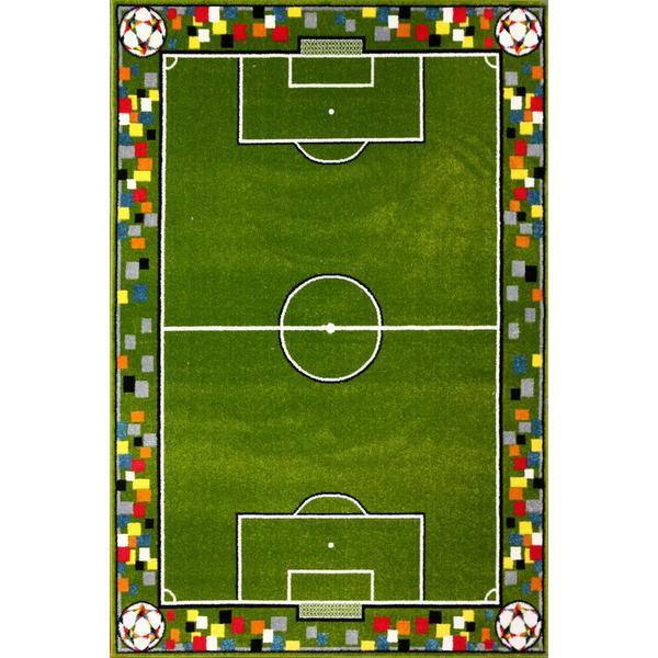 Covor Pentru Copii, Kolibri Teren Fotbal, 11118, 120x170 cm, 2300 gr/mp