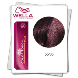 Vopsea fara Amoniac - Wella Professionals Color Touch Plus nuanta 55/05 mahon saten deschis