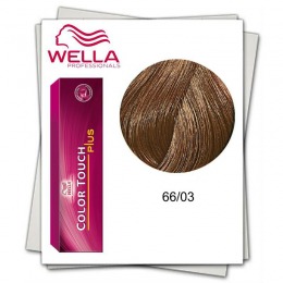 Vopsea fara Amoniac - Wella Professionals Color Touch Plus nuanta 66/03 auriu blond inchis intens