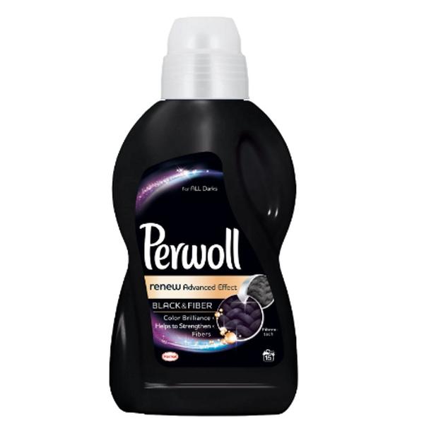 Detergent Lichid pentru Rufe Negre - Perwoll Renew Advanced Effect Black & Fiber for All Darks, 900 ml