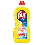 Detergent Lichid de Vase cu Aroma de Lamaie - Pur DuoPower Double Decruster Lemon , 450 ml