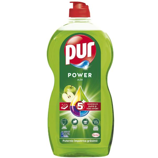 Detergent Lichid de Vase cu Aroma de Mar - Pur Power, 1200 ml