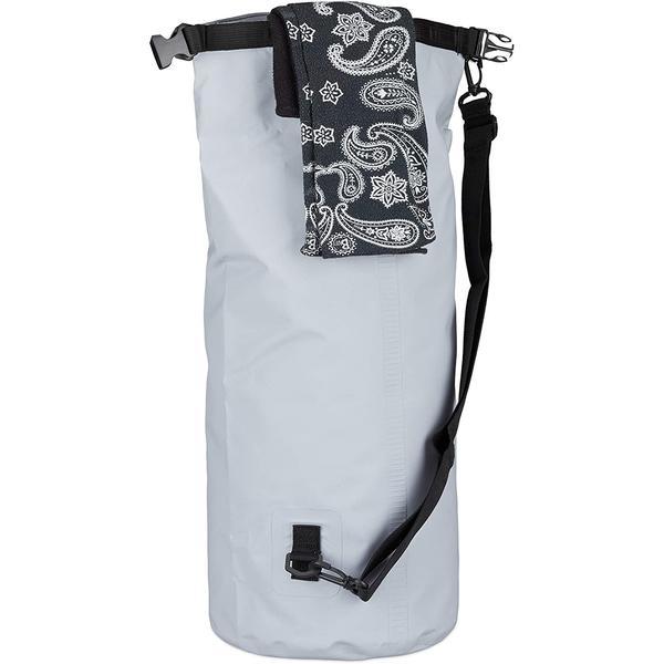 Geanta impermeabila outdoor 20L pentru pentru navigatie, rafting, ski, Ultra-usoara, PVC, Gri