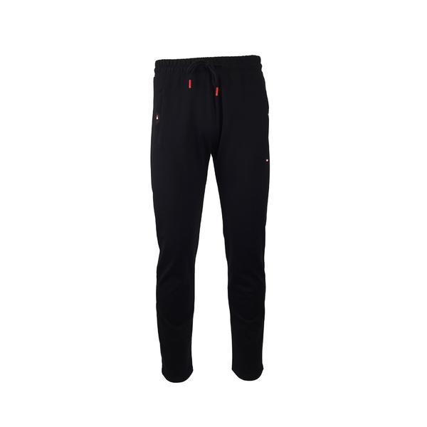 Pantaloni trening barbat, 2 buzunare laterale si un buzunar la spate cu fermoare, negru, 2XL